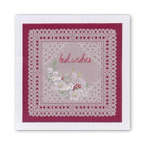 St. James's Palace Lace Corner Duet <br/>A5 Square Groovi Piercing Grid