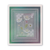 Buckingham Palace Lace Corner Duet <br/>A5 Square Groovi Piercing Grid