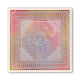 Buckingham Palace Lace Corner Duet <br/>A5 Square Groovi Piercing Grid