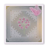 Hampton Court Palace Lace Corner Duet <br/>A5 Square Groovi Piercing Grid