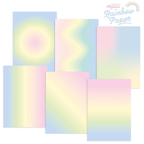 Rainbow Paper - Pastel Rainbow A4