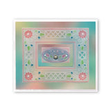 Nested Rectangles Picot Cut <br/>A4 Square Groovi Plate