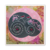 Nested Circles Picot Cut <br/>A4 Square Groovi Plate