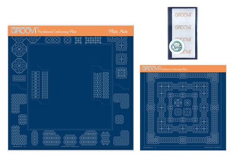 Groovi Plate Mate for A4 Square Grids with Extensions & Tabs