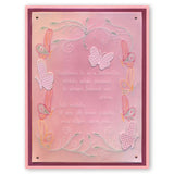 Happiness is as a Butterfly <br/>A5 Groovi Plate <br/>(Set GRO-WO-40543-04)