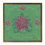 Jayne's Poinsettias <br/>A5 Square Groovi Plate Set