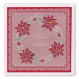 Jayne's Poinsettias <br/>A5 Square Groovi Plate Set