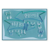Birthday & Darling Word Chains Groovi Border Plate (Set GRO-WO-40576-XX)