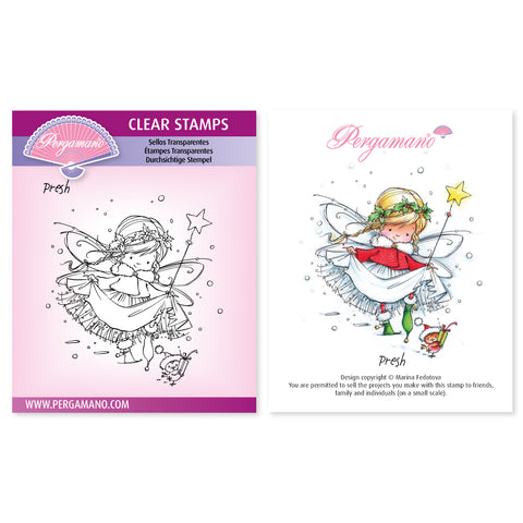 Christmas Poppets - Presh Stamp <br/> Artwork by Marina Fedotova