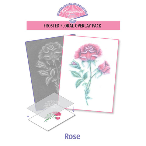 Frosted Floral Overlay Pack - Rose