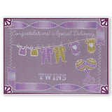 Ribbon & Stitching <br/>Groovi Border Plate Set