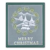 Christmas Stockings Round <br/>A5 Square Groovi Plate <br/>(Set GRO-CH-40038-03)