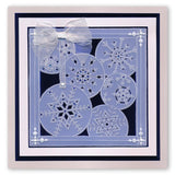 Large Snowflakes Duet <br/>A5 Square Groovi Plate & Grid Set