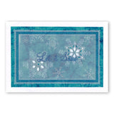 Large Snowflakes Duet <br/>A5 Square Groovi Plate & Grid Set