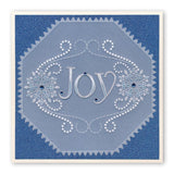 Large Snowflakes Duet <br/>A5 Square Groovi Plate & Grid Set