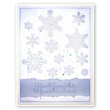 Small Snowflakes <br/>A5 Square Groovi Plate