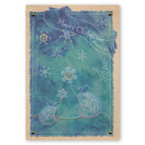 Large Snowflakes Duet <br/>A5 Square Groovi Plate & Grid Set