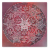 Large Snowflakes Duet <br/>A5 Square Groovi Plate & Grid Set