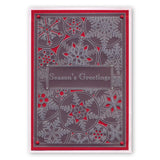 Large Snowflakes Duet <br/>A5 Square Groovi Plate & Grid Set