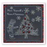 Large Snowflakes Duet <br/>A5 Square Groovi Plate & Grid Set