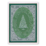 Large Snowflakes Duet <br/>A5 Square Groovi Plate & Grid Set