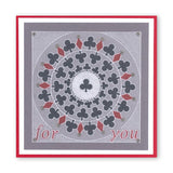 Suits of Cards <br/>A6 Square Groovi Baby Plate Set