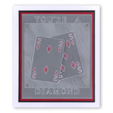 Suits of Cards <br/>A6 Square Groovi Baby Plate Set