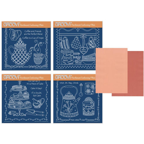 Linda Williams' Time for Coffee A5 Square Groovi Quartet + Parchment