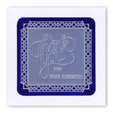 Thank You <br/>A5 Square Groovi Plate <br/>(Set GRO-WO-40282-03)