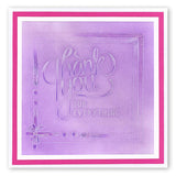 Ribbon Sentiments <br/>A5 Square Groovi Plate Set