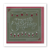 Ribbon Sentiments <br/>A5 Square Groovi Plate Set