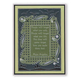 Never Forget <br/>A5 Groovi Plate <br/>(Set GRO-WO-40551-04)