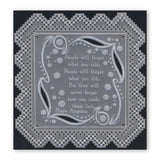 Never Forget <br/>A5 Groovi Plate <br/>(Set GRO-WO-40551-04)