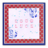 Doves <br/>A5 Square Groovi Plate <br/>(Set GRO-BI-40043-03)