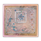 Tina's Henna Corners 2 <br/>A4 Square Groovi Plate