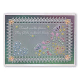 Tina's Floral Petites Collection <br/>A6 Square Groovi Baby Plates & Spacers Set