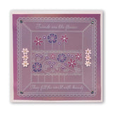 Tina's Floral Petites Collection <br/>A6 Square Groovi Baby Plates & Spacers Set