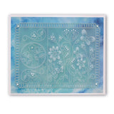 Tina's Floral Window <br/>A6 Square Groovi Baby Plate