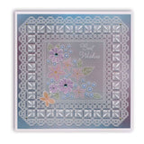 Tina's Flower Burst <br/>A6 Square Groovi Baby Plate