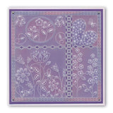 Tina's Floral Petites Collection <br/>A6 Square Groovi Baby Plates & Spacers Set