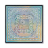 Tina's Symmetrical Floral Round <br/>A5 Square Groovi Plate
