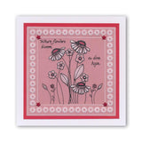 Tina's Daisy Frame & Dandelion Tag <br/>A5 Square Groovi Plate