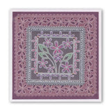Tina's Flower Frames Quartet <br/>A5 Square Groovi Plate Set