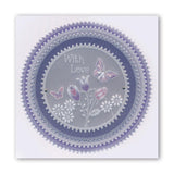 Baby Tina's Flower Fun A6 Square Groovi Plate