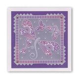 Baby Tina's Dragonfly Fun A6 Square Groovi Plate