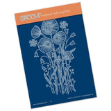 Tina's Poppy Spray A6 Groovi Plate