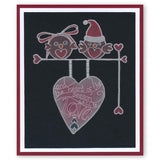 Tina's Christmas Corners 3 <br/>A4 Square Groovi Plate