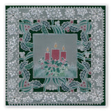 Tina's Christmas Corners 3 <br/>A4 Square Groovi Plate