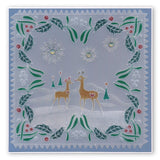 Tina's Christmas Corners 4 <br/>A4 Square Groovi Plate
