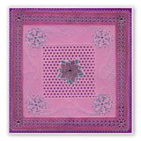 Tina's Christmas Corners 4 <br/>A4 Square Groovi Plate